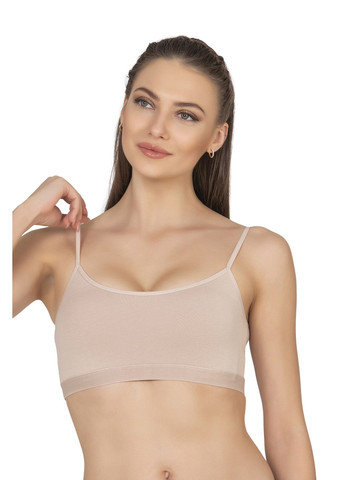 Жіночий бавовняний топ на тонкій бретельці Ozkan (333829073)