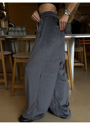 Жіночі велюрові штани оверсайз MonCher (363849242)