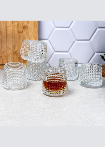 Набір обертових склянок для віскі 6 шт 170 мл Шоколад No Brand (340469637)