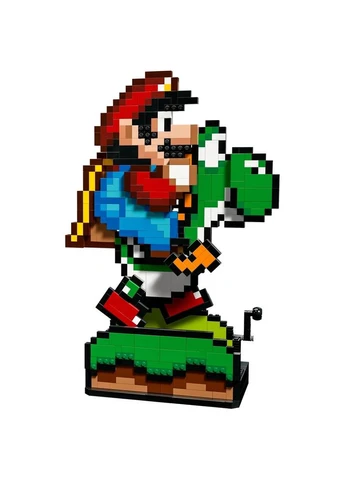Конструктор Super Mario World: Маріо та Йоші 71438 колекційна модель піксель-арт Lego (391787618)