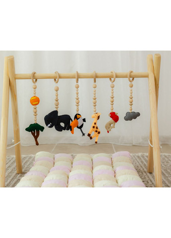 Мобіль підлоговий XRMASTER, тренажер Монтессорі Сафарі з матрациком Аліса No Brand (350313818)