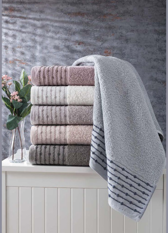 Набор полотенец 70х140 см Lona, банные 6 шт. Pupilla комбинированный