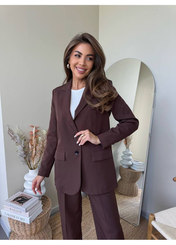 Жіночий костюм двійка жакет та штани MonCher (353689625)