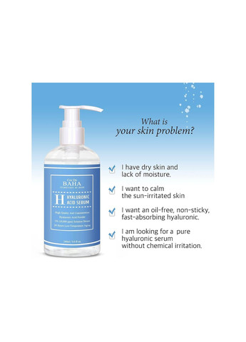 Сироватка Hyaluronic Acid Serum (H240) з гіалуроновою кислотою 240 мл Cos De Baha (337526236)