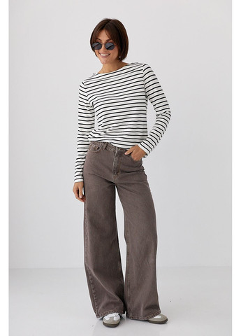 Трикотажний лонг у смужку Lurex (362115979)