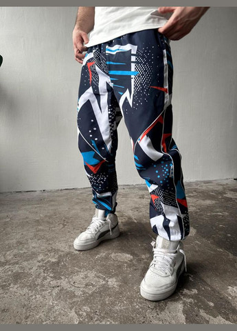 Комбинированные демисезонные брюки No Brand