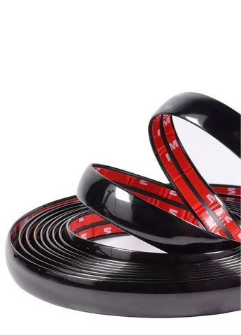 Молдинг-лента для авто самоклеющаяся, антихром молдинг, ЧЕРНАЯ лента (ширина 50 мм, цена за 1 м) No Brand (362669718)