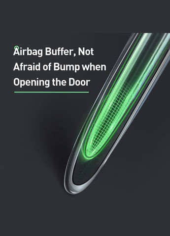 Комплект накладок для защиты дверей авто Airbag Bumper Strip (CRFZTA02) прозрачные Baseus (293345912)