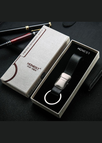 Брелок автомобільний на ключі сталевий надійний карабін Honest 727-чер (334727264)