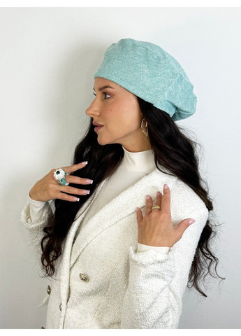 Французский берет из легкого вязаного трикотажа BANDANA QUEEN (364550779)