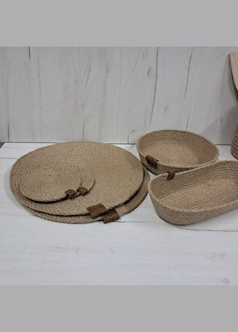 Подставки под чашку з джуту та бавовняного шнура Vian-Dizain (315598206)