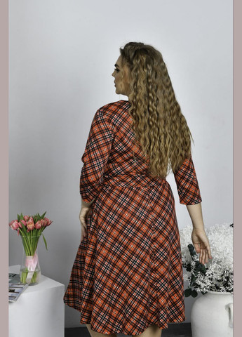 Помаранчева жіноча сукня з поясом колір помаранчевий р.58/60 452481 New Trend