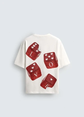 Біла футболка Zara