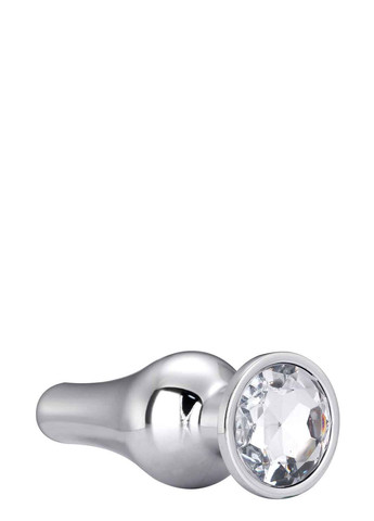 DT21825 анальна пробка конічної форми GLEAMING LOVE SILVER PLEASURE PLUG L Dream Toys (332053030)