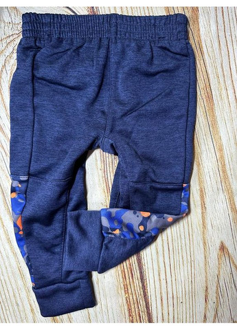 Спортивный костюм на флисе для мальчика з капюшоном синий 62см(0-3м ),86см(18м) Athletic Works (366037338)