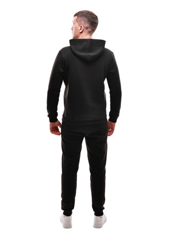 Чорний зимній костюм спортивний чоловічий No Brand