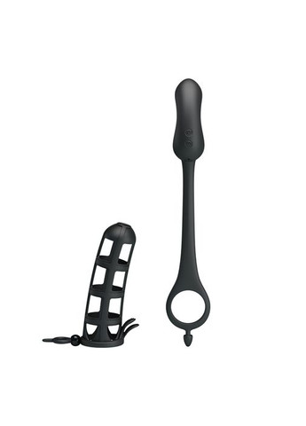 Насадка на член Pretty Love Hercules Penis Sheath Черная BI0556 CherryLove LyBaile (282708703)