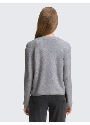 Серый демисезонный кардиган Tom Tailor