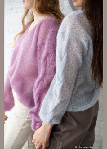 Мохерова пряжа MOHAIR ROYAL №5893 - песок нити пряжа для вязания Lana Gatto (365830051)