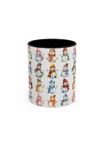 Чашка с принтом "Снеговички" No Brand (368671332)