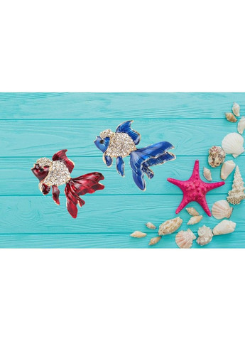 Модний креативний елегантні милий брелок кулон зі стразами у формі казкова Золота Рибка No Brand (292867189)