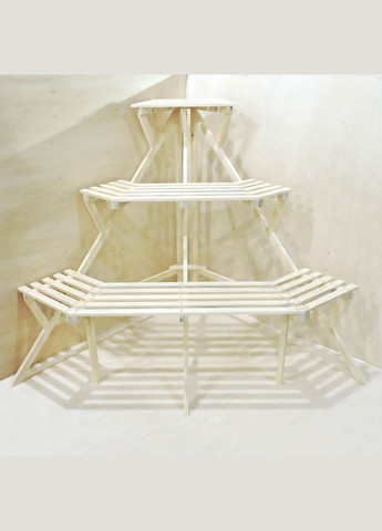 Подставка для цветов из дерева Мартиника бланже (ЦВТ-207401) No Brand (328225026)