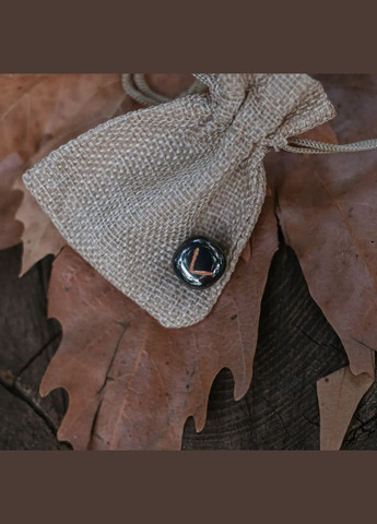 Руна Талісман Кеназ із натурального каменю Гематит d-17х10мм+- (ціна за 1шт) No Brand руни (301535120)