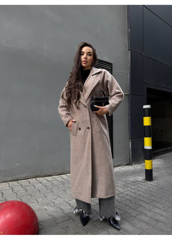 Темно-коричневое демисезонное Женское кашемировое пальто Asi.Store.ua