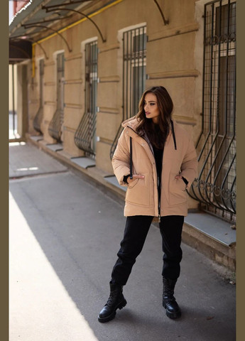 Кавова демісезонна зимова куртка Seventeen