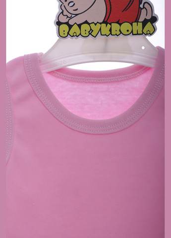 Боді майка для дівчинки інтерлок рожевий 80 см (42672) BABYKROHA (297199417)