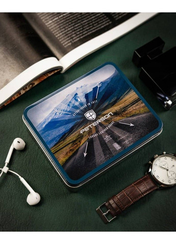 Затискач для грошей чоловічий шкіряний PTN N78 2-1-1 Peterson (284723200)