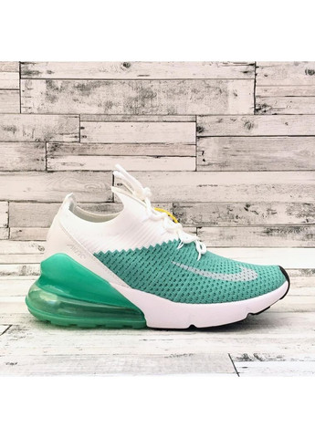 КРОССОВКИ ЖЕНСКИЕ NIKE AIR MAX 270 MINT WHITE НАЙК АИР МАКС 270 No Brand белые демисезоны (368857921)