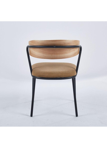 Стілець SITA чорний каркас/ясен/беж тк. Intarsio (365461497)