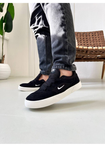 Черные демисезонные кроссовки мужские nike sb skate shoes black найк сб данк No Brand