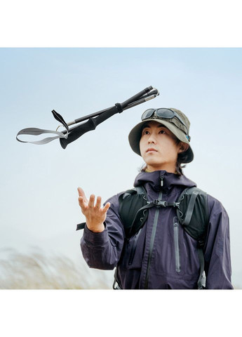 Трекинговая палка CNK2450DS017, 130 см, серая Naturehike (353502686)