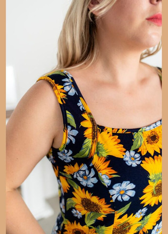 Летний женский сарафан Трикомир в цветочек