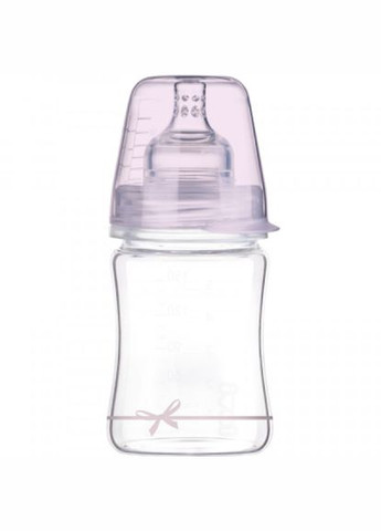 Пляшечка для годування Lovi diamond glass baby shower скляна 150 мл рожева (268143446)