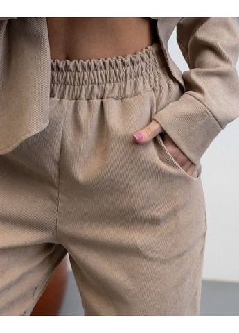 Жіночий Мікро вельветовий костюм: сорочка + штани Україна (361044167)