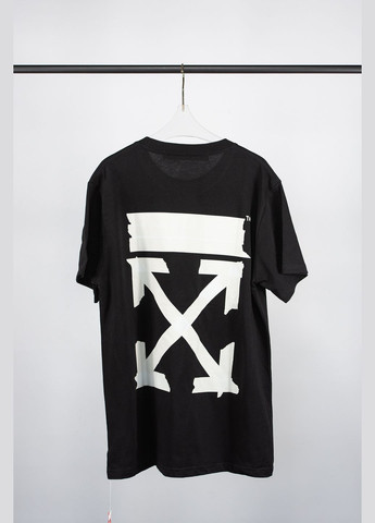 Чорна футболкаoff-white s0143 Respect -shi-4002