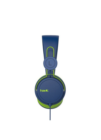 Навушники HVH2198D з мікрофоном синьо-зелені (23950) Havit (282313787)