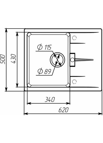 Гранітна мийка для кухні 6250 ZIRKONE матова Білосніжна Valeso (358059742)