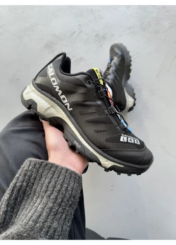 КРОССОВКИ ЖЕНСКИЕ SALOMON XT-4 ADVANCED BLACK САЛОМОН ХТ 4 ЧЕРНЫЕ No Brand чёрные демисезоны (390651111)