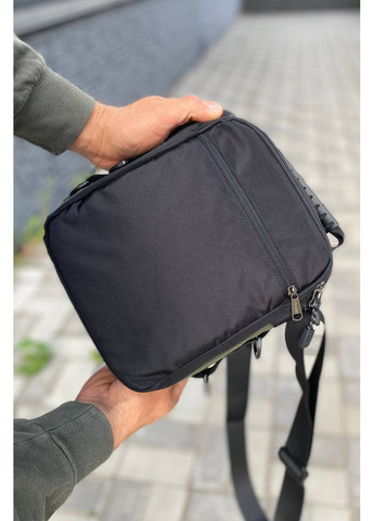 Сумка зеленая мужская через плечо черная барсетка ComStreet 8.0 No Brand (360797716)