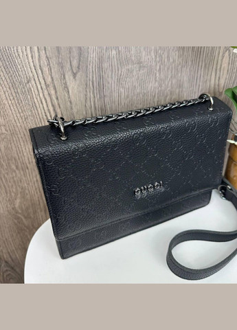 Женская мини сумочка клатч на плечо с магнитным замком экокожа черная (sku_1628) No Brand (330576720)