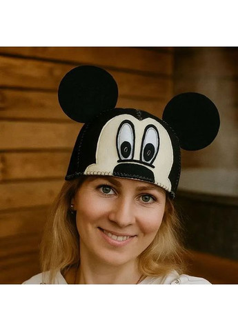 Банная шапка "Микки" искусственный фетр чорный (XL-465) Luxyart (360898205)