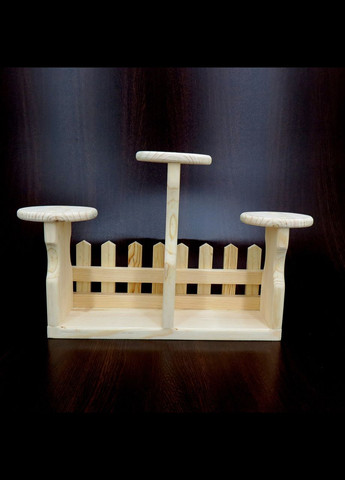 Підставка для квітів з дерева Тенеріфе бланже (ЦВП-002001) No Brand (328227901)