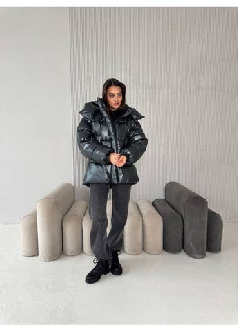 Чорний зимній Пуховик Vakko