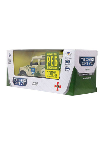 Автомодель серії "Шеврони Героїв" – LAND ROVER DEFENDER – "ОК "СХІД" TechnoDrive (315154819)