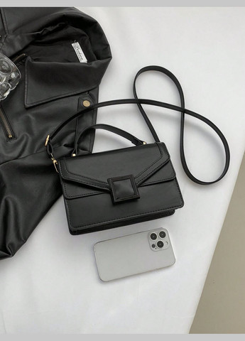 Женская сумка 2123 кросс-боди черная на ремешке No Brand (306709441)