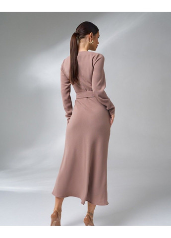 Бежевое повседневный платья 14988 бежевый ISSA PLUS